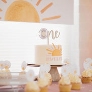 One cake topper | Sun Cake Topper | First Birthday Cake | Cake Smash | Cake Topper | Sunshine Birthday | Sun Decor | Sun | Boho Birthday