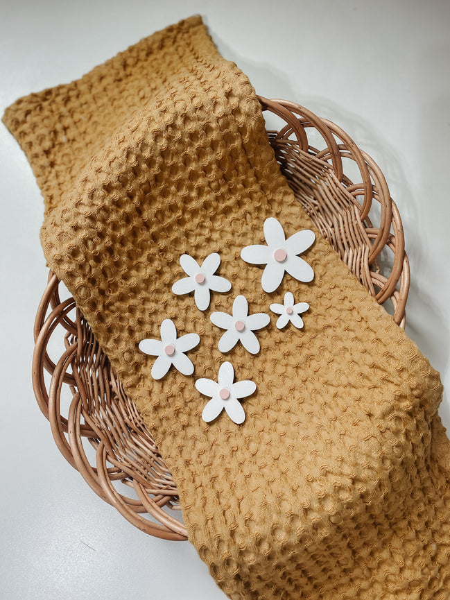 3D Wall Flowers | Flower Accents | Wall Decor | Playroom Decor | Nursery Decor | Boho Decor | Floral Sign | Name Sign | Flowers