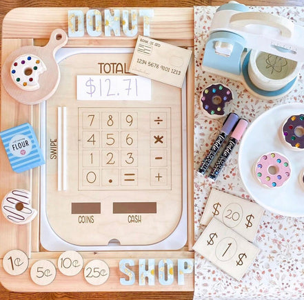 Flisat cash register Insert | Flisat Insert | IKEA Table | Montessori | Educational Toy | Preschool | Homeschool | learning tools | math