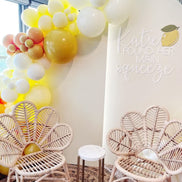 Main Squeeze Bridal Shower | Custom Backdrop sign | Custom text Words | Party Backdrop | Wedding Backdrop | Shower Backdrop | Personalized