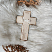 Personalized Baptism Cross | Christening Gift for kids | Dedication Gift | Personalized Baby Dedication | Boho Cross | Custom Baptism Gift |