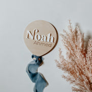 Baby Balloon Birth Announcement | Birth Announcement acrylic Hospital Photo Prop Newborn | Balloon Decor | Name Sign