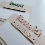First Day of School Sign | Last Day of School Sign | School Sign | First Day | Last Day | School Photo Sign | Wipe Erase Sign | Photo Prop