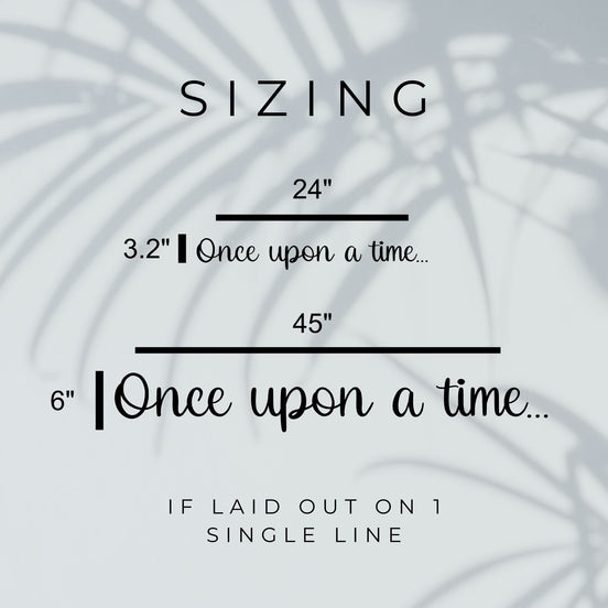 Once upon a time | Wall decal | 3D Wall Decal | Kids Bedroom Decor | Organization | Book Storage | Office Decor | Playroom Decor | Nursery