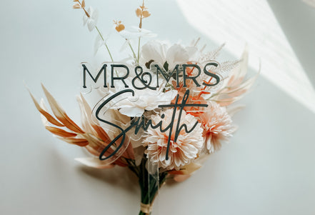 Modern Acrylic Cake Topper | Wedding Cake Topper | Acrylic Cake Topper | Boho Cake Topper | Retro | Minimalist | Wedding | Cake Decor | Cake