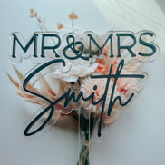 Modern Acrylic Cake Topper | Wedding Cake Topper | Acrylic Cake Topper | Boho Cake Topper | Retro | Minimalist | Wedding | Cake Decor | Cake