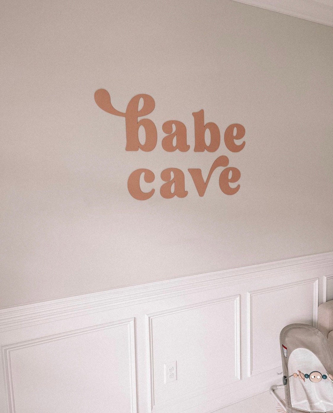 Babe Cave sign | Playroom Decor | Nursery Decor | Word Signs | Kids Decor | girls decor | sisters bedroom | Room | nursery