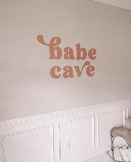Babe Cave sign | Playroom Decor | Nursery Decor | Word Signs | Kids Decor | girls decor | sisters bedroom | Room | nursery