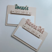 First Day of School Sign | Last Day of School Sign | School Sign | First Day | Last Day | School Photo Sign | Wipe Erase Sign | Photo Prop
