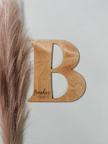 Wood Guest Book Initial |Personalized Wood Letter | Guest Book | Wedding Decor | Wedding Sign | Alternate Guest Book | Last Name Sign |