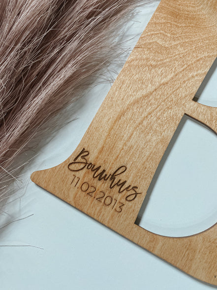 Wood Guest Book Initial |Personalized Wood Letter | Guest Book | Wedding Decor | Wedding Sign | Alternate Guest Book | Last Name Sign |