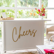 Cheers cutout | Photo Backdrop | Cheers wood cut out | Wedding decoration | Photo Wall | Bar Sign | Wooden Cutout | Custom Wood Cutout |