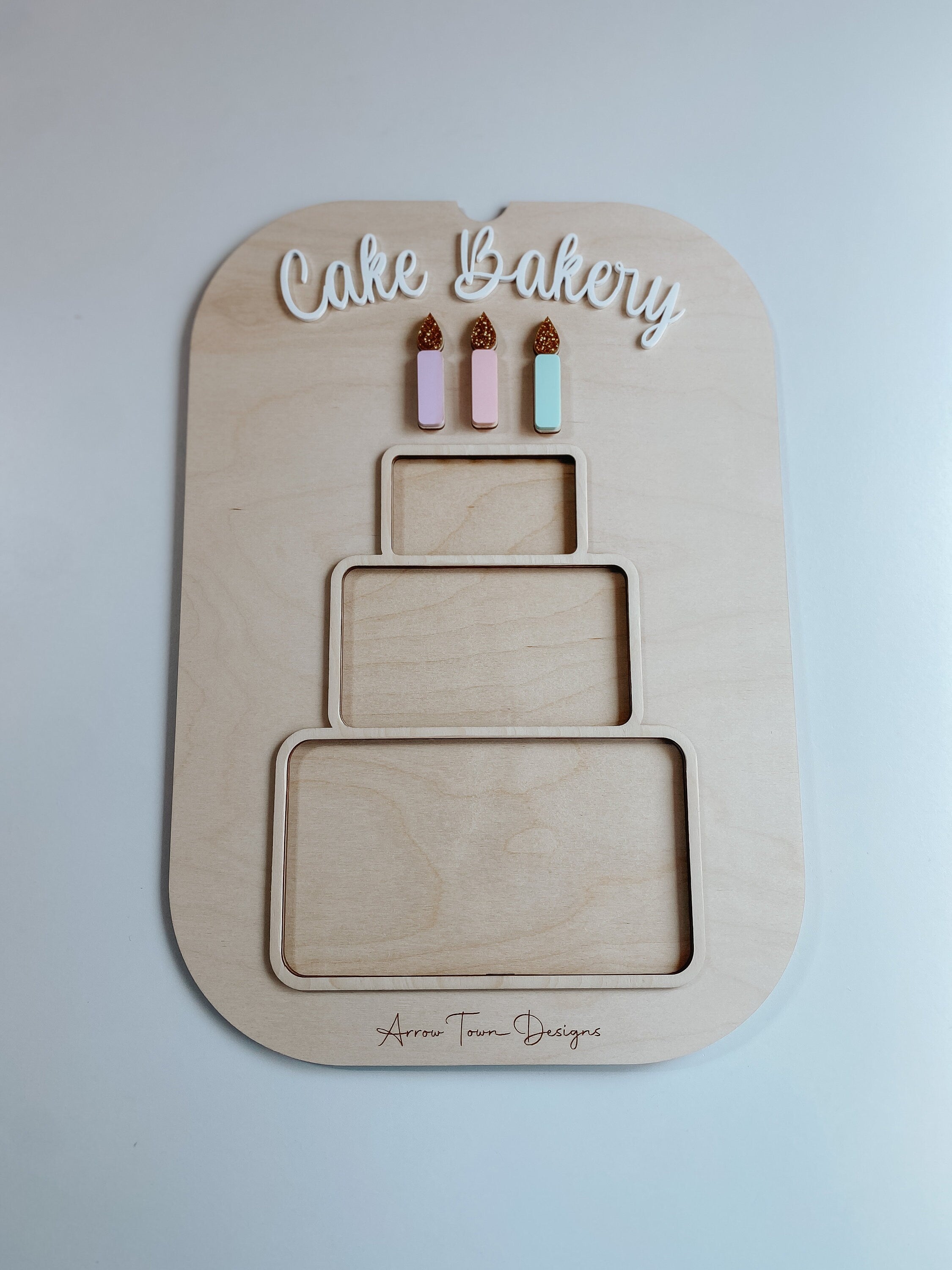 Flisat Cake Insert | Flisat Insert | IKEA Table | Montessori | Educational Toy | Preschool | Homeschool | learning tools | Bakery | Toy
