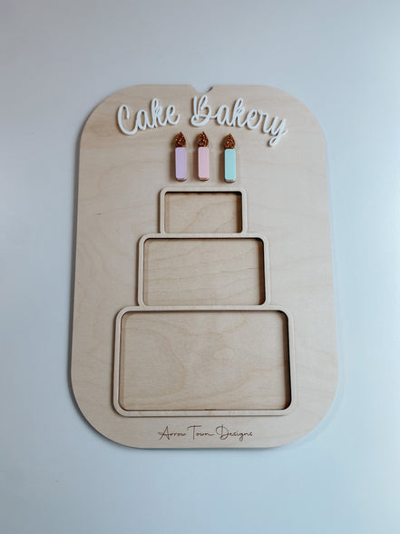 Flisat Cake Insert | Flisat Insert | IKEA Table | Montessori | Educational Toy | Preschool | Homeschool | learning tools | Bakery | Toy