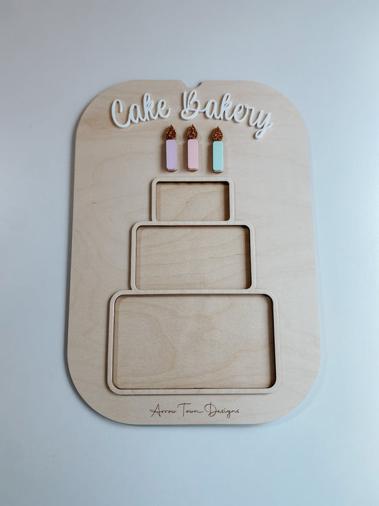 Flisat Cake Insert | Flisat Insert | IKEA Table | Montessori | Educational Toy | Preschool | Homeschool | learning tools | Bakery | Toy