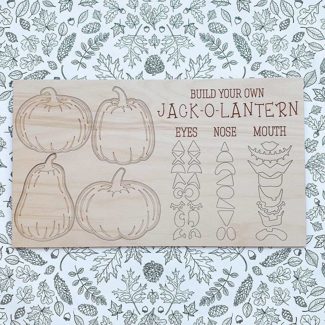 Build your own Jackolantern | Fall activity | Homeschool | DIY | Kids Activity | Crafts | Fall Decor | Pumpkin Decor | Pumpkin sign
