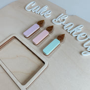 Flisat Cake Insert | Flisat Insert | IKEA Table | Montessori | Educational Toy | Preschool | Homeschool | learning tools | Bakery | Toy