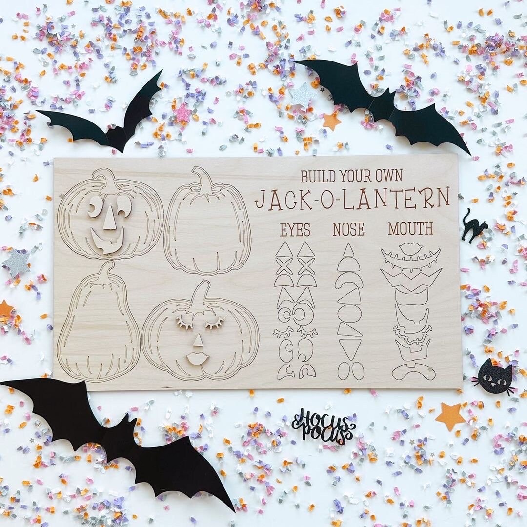 Build your own Jackolantern | Fall activity | Homeschool | DIY | Kids Activity | Crafts | Fall Decor | Pumpkin Decor | Pumpkin sign
