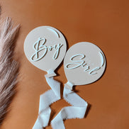 Balloon Baby Announcement | Birth Announcement | Gender Announcement | Baby Shower gift | Boho Baby | Acrylic hello | Newborn | Pregnancy