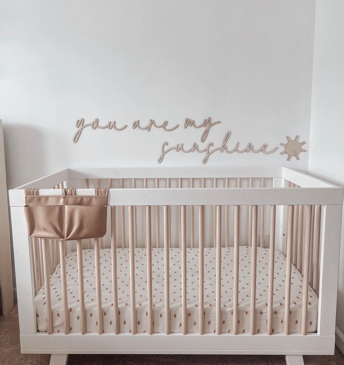 You are my sunshine Decal | Wood Wall Decor | Nursery Wall Decor | Playroom Decor | Sun decal | Boho Sun Decor | Sunshine Nursery | Sun baby