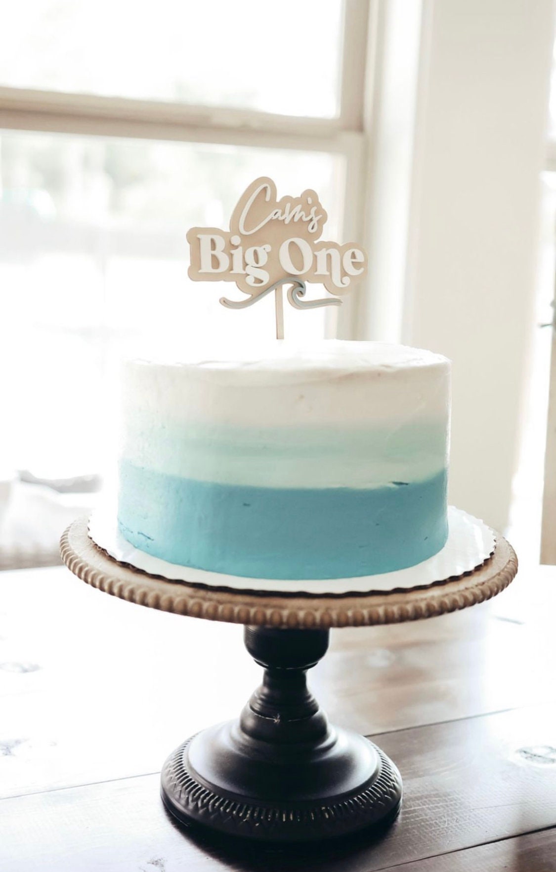 Big One birthday | Surf Birthday | First Birthday | Boys Birthday | Girls Birthday | Cake topper | Birthday Cake | Personalized Cake topper
