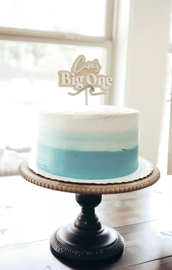 Big One birthday | Surf Birthday | First Birthday | Boys Birthday | Girls Birthday | Cake topper | Birthday Cake | Personalized Cake topper