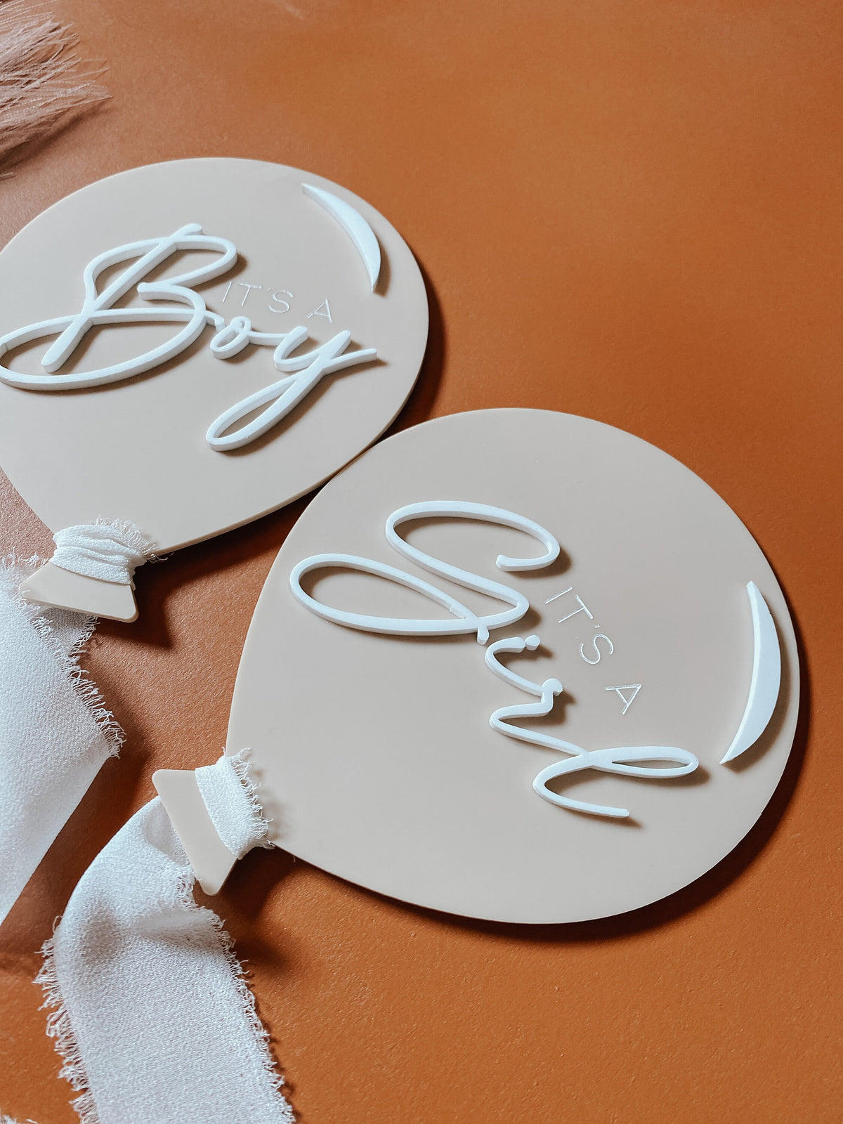Balloon Baby Announcement | Birth Announcement | Gender Announcement | Baby Shower gift | Boho Baby | Acrylic hello | Newborn | Pregnancy
