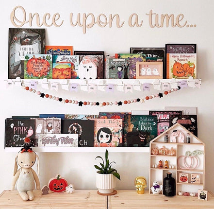 Once upon a time | Wall decal | 3D Wall Decal | Kids Bedroom Decor | Organization | Book Storage | Office Decor | Playroom Decor | Nursery