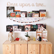 Once upon a time | Wall decal | 3D Wall Decal | Kids Bedroom Decor | Organization | Book Storage | Office Decor | Playroom Decor | Nursery