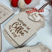 Christmas gift card holder | Teacher Gift | Gift Card Ornament | Coffee Gift card |  Holiday gift card | personalized | custom | reusable