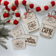Christmas gift card holder | Teacher Gift | Gift Card Ornament | Coffee Gift card |  Holiday gift card | personalized | custom | reusable