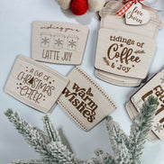 Christmas gift card holder | Teacher Gift | Gift Card Ornament | Coffee Gift card |  Holiday gift card | personalized | custom | reusable