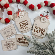 Christmas gift card holder | Teacher Gift | Gift Card Ornament | Coffee Gift card |  Holiday gift card | personalized | custom | reusable