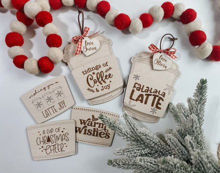 Christmas gift card holder | Teacher Gift | Gift Card Ornament | Coffee Gift card |  Holiday gift card | personalized | custom | reusable