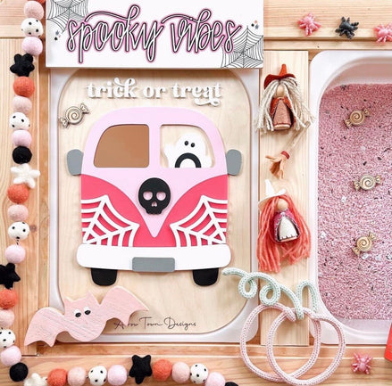 Flisat Halloween Insert - Montessori Learning Toy Design 2 close-up view