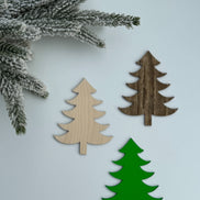 Acrylic Christmas Tree Place Tags Names | holiday name tags | christmas Place Card Name | Holiday Party | Christmas Party | Dinner Party |