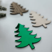 Acrylic Christmas Tree Place Tags Names | holiday name tags | christmas Place Card Name | Holiday Party | Christmas Party | Dinner Party |