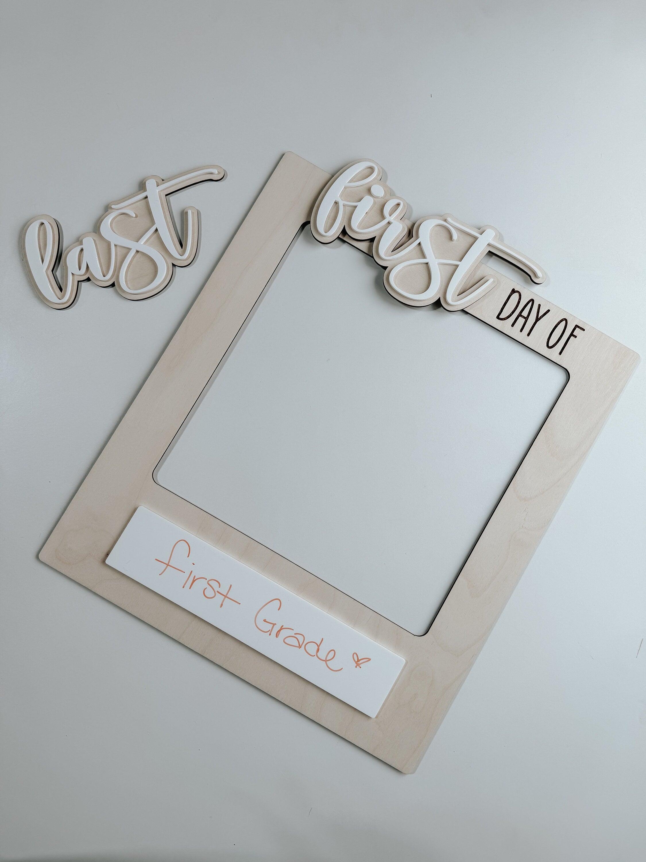 First Day of School Sign | Last Day of School Sign | School Sign | First Day | Last Day | School Photo Sign | Wipe Erase Sign | Photo Prop
