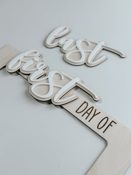 First Day of School Sign | Last Day of School Sign | School Sign | First Day | Last Day | School Photo Sign | Wipe Erase Sign | Photo Prop
