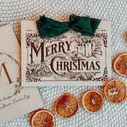 Personalized Christmas Card Holder | Cards Keepsake | Card Storage | Custom Christmas Memory Book | Custom Card Keeper |Christmas Cards Book