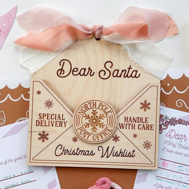 Santa magic Letter Envelope | Santa Decor | Christmas Decor | Letter to Santa | Santa | Christmas Magic | Ornament | Christmas Tree |