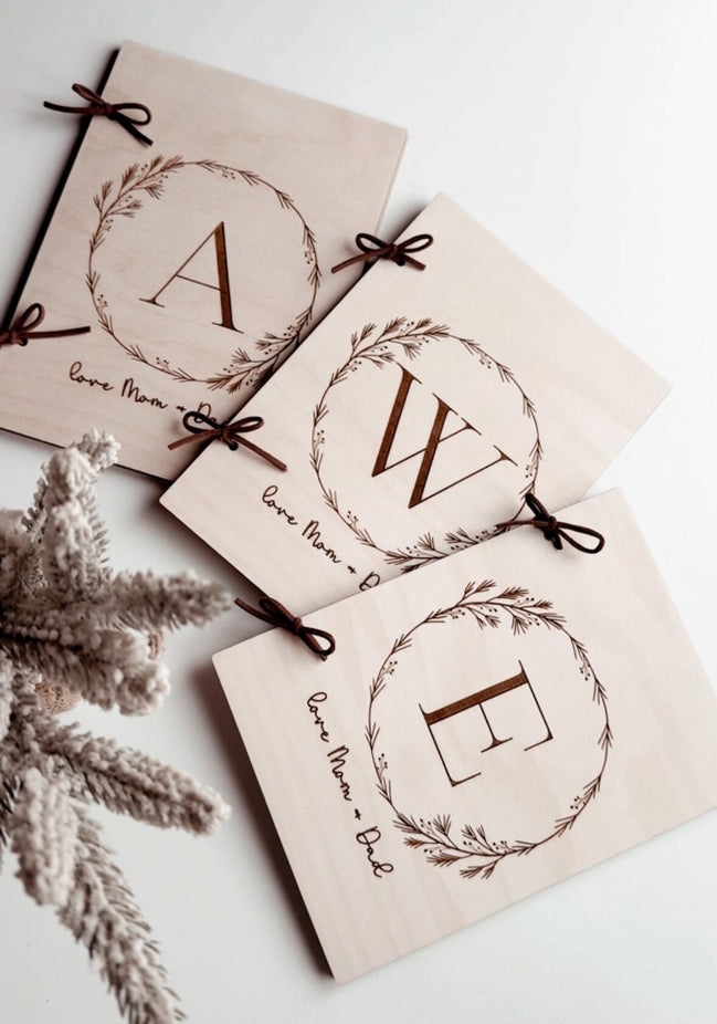 Wooden Book | Wooden Photo album | Custom Photo Album | Christmas Card Holder | Christmas Greeting Card | Greeting Card Book | Keep Sake