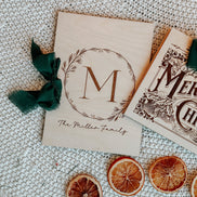 Personalized Christmas Card Holder | Cards Keepsake | Card Storage | Custom Christmas Memory Book | Custom Card Keeper |Christmas Cards Book