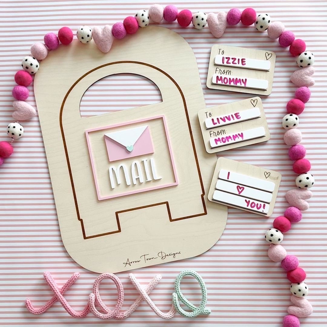 Flisat Mail Insert | Flisat Insert | IKEA Table | Montessori | Educational Toy | Preschool | Homeschool | learning tools | Mail Valentine