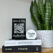 QR Sign | Acrylic qr sign | business sign | business logo | small business | payment sign | sale sign | market signage | venmo | PayPal