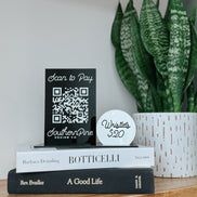 QR Sign | Acrylic qr sign | business sign | business logo | small business | payment sign | sale sign | market signage | venmo | PayPal