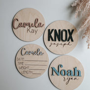 Hospital Name Announcement | Baby shower gift | Hospital plaque | Baby name sign | Name Announcement |  Baby Name Sign | Hello My Name Is