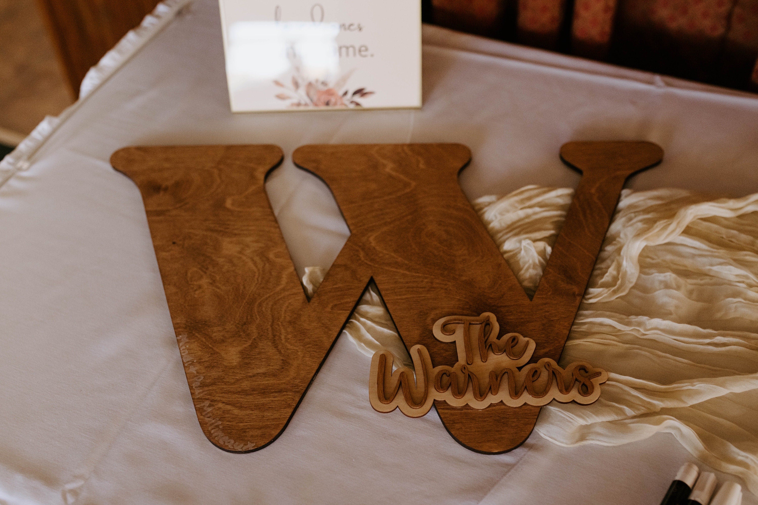 Wooden Name Sign | Custom Letter Guest Book | Wedding Guest Book Alternative | Guest Book Alternative Wedding Letter Guest Book Alternative