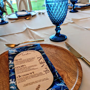 Personalized Wooden Menu | Wedding Menu | Birthday Menu | elevated party Decor | High end Party | Girls Night | Bachelorette | Dinner | menu