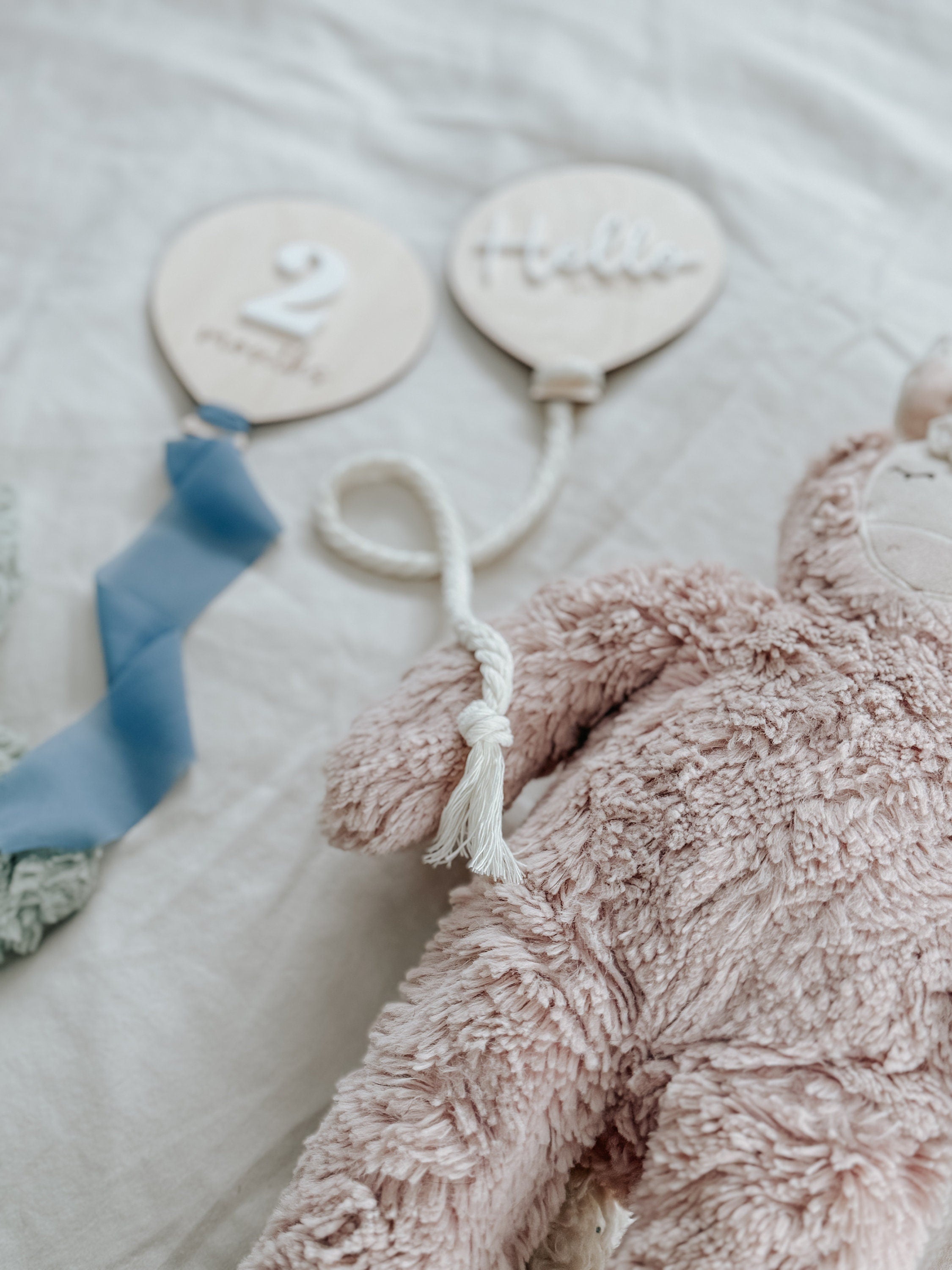Balloon Milestone | Balloon Birth Announcement | Modern Milestones | Baby Shower gift | Boho Baby | Wooden Milestone | Newborn | Pregnancy